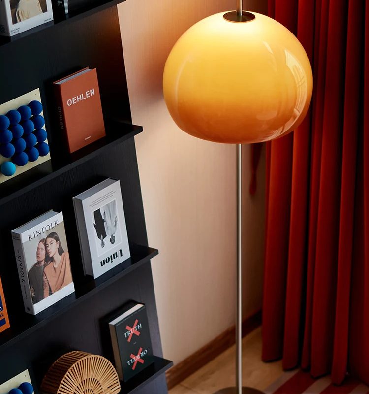 Bauhaus Floor Lamp in a living room