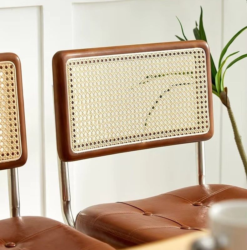 scandinavian rattan chair