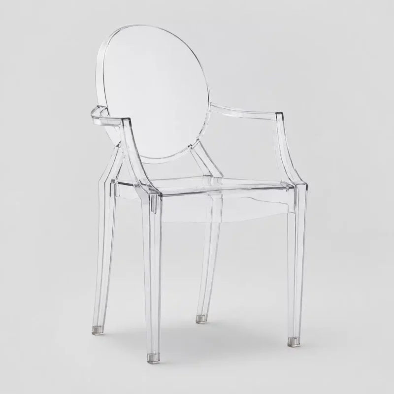 louis ghost chair in white