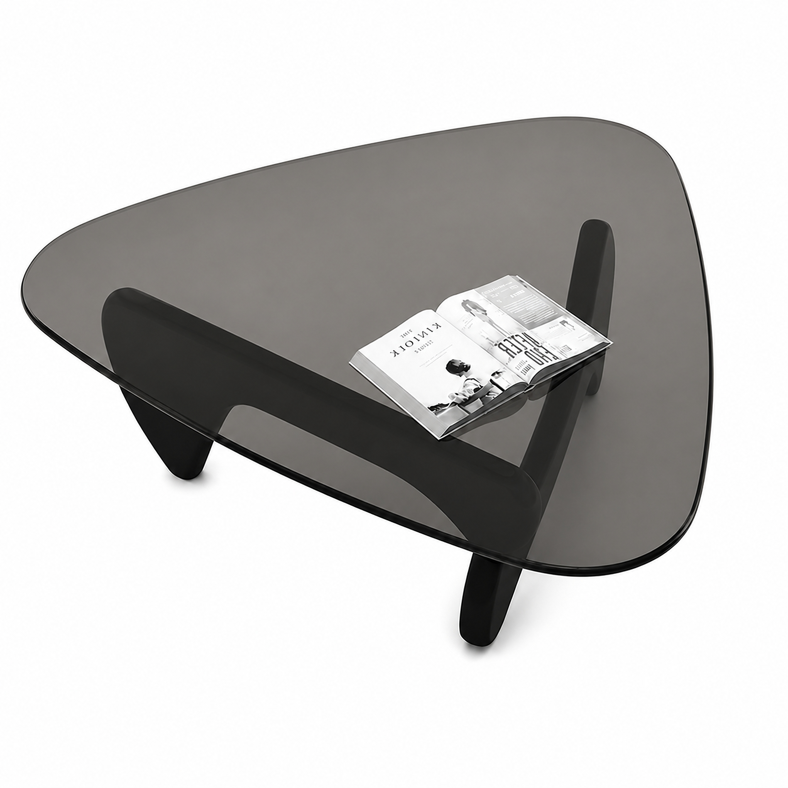 noguchi coffee table in black